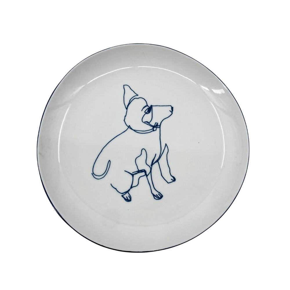 Frank Millero for West Elm Dog line Drawing Plates (2)